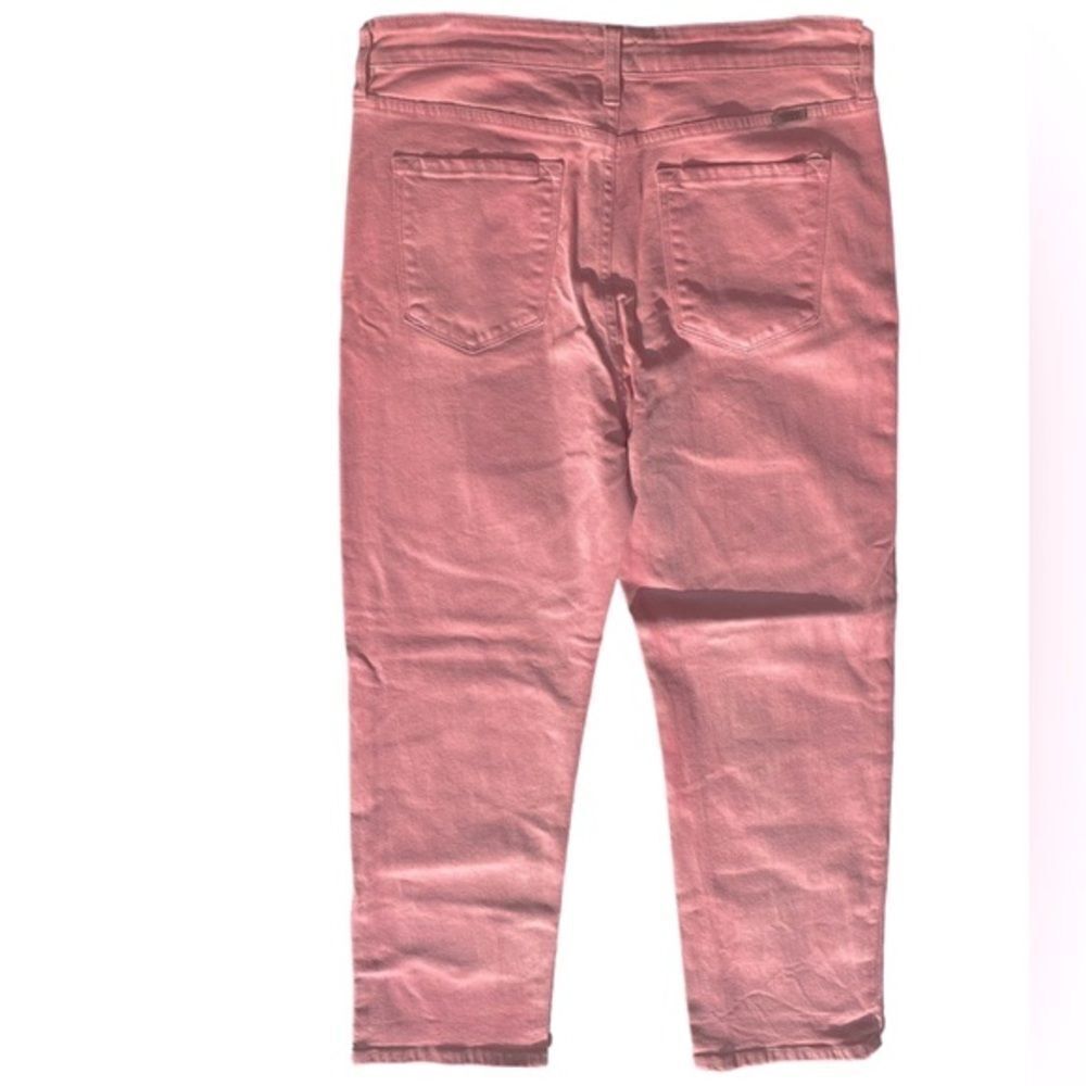 KanCan Amani Wm’s Sz 13/30 Rose Pink 11" High Rise Denim Jeans - Picture 4 of 6